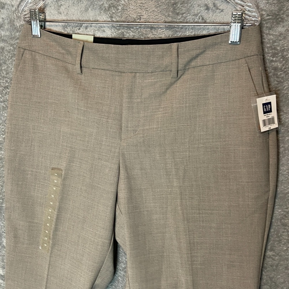 Gap Womens Cropped Favorite Trouser 10 NWT Academia Office Chic Tailored Cuffed